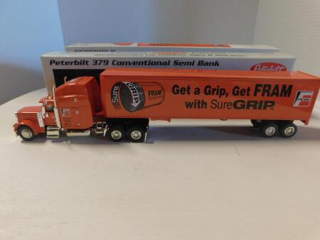 1/64 Liberty Fram 379 Pete w/Trailer #32671, NIB