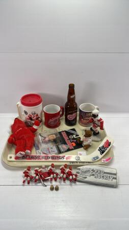 Quantity of Detriot Red Wing Memorabilia