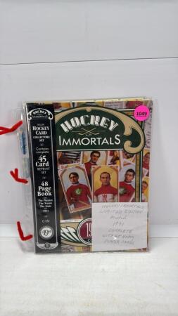 Reprint Hockey Immortals From 1991