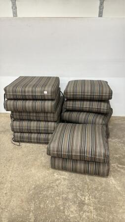 (10) Sunbrella Outdoor Patio Furniture Cushions