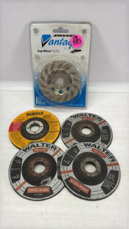 (5) 4.5in Grinding Wheels