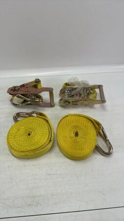 (2) 1 Inch Ratchet Straps