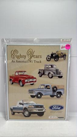 Repro Ford Tin Sign 12in x 16in