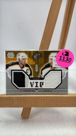 Joe Thornton & Glen Murray Jersey Swatch Card