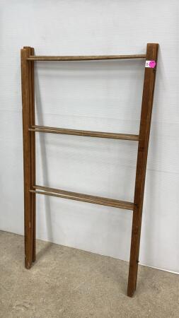 Wooden Folding Dryer Rack 26in Wide x 48in High