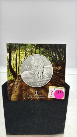 Canadian Mint 20 Dollar Fine Silver Coin From 2013