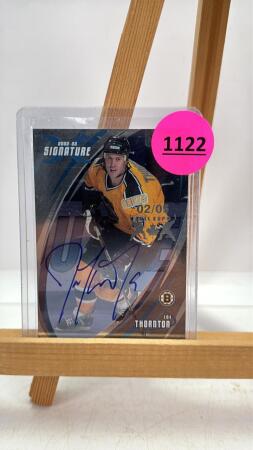 Joe Thornton Autographed Card