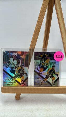 (2) Joe Thornton Topps Gold Label Cards