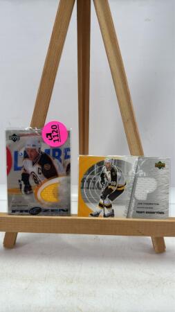 (2) Joe Thornton Jersey Swatch Cards
