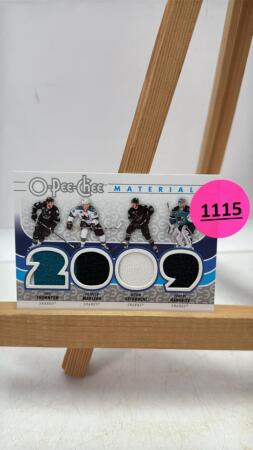 Four Player Jersey Swatch Card