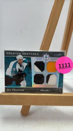 Joe Thornton Jersey Swatch Card
