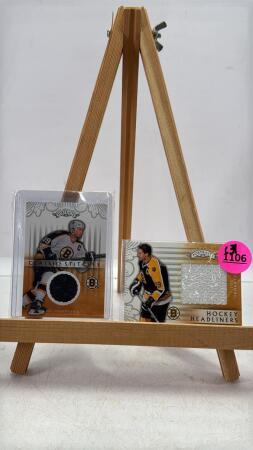 (2) Joe Thornton Jersey Swatch Cards