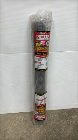 3ft Tall Partial Roll of Plastic Chicken Wire