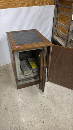 Large Floor Safe in Cabinet