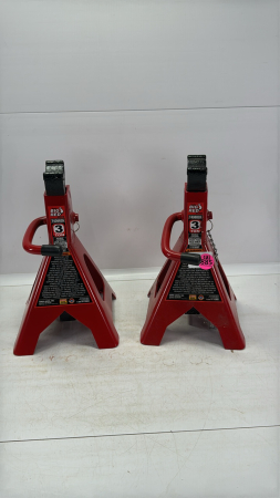 (2) Big Red 3 Ton Axle Stands