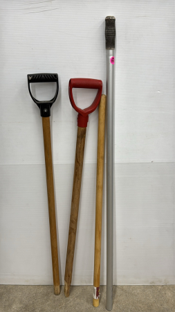 (4) Assorted Handles
