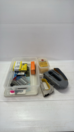 (2) Staple Guns and Qty of Staples