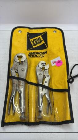 2 Pairs of Vise Grip Locking Pliers
