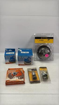 Assortment of Wire Brush Reels