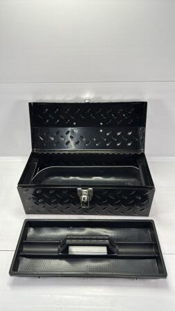 16in Long Checker Plate Empty Toolbox