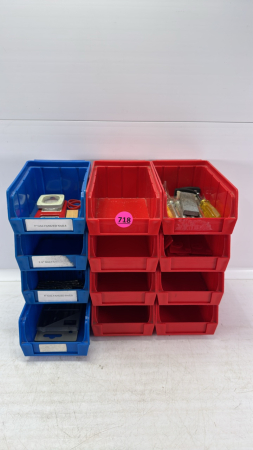 (12) Plastic Parts Bins