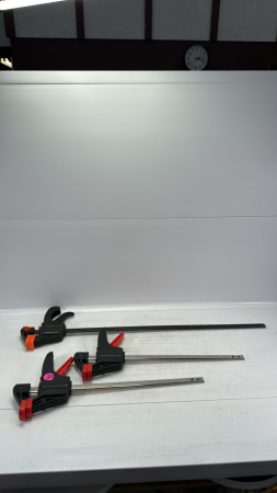 (3) Sliding Bar Clamps
