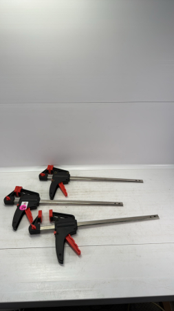 (3) 12in Sliding Bar Clamps