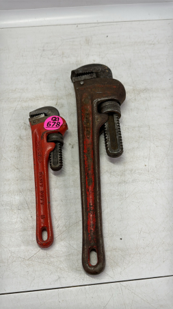 Rigid 8in & 12in Pipe Wrenches