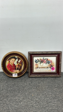 (2) Small Framed Pictures