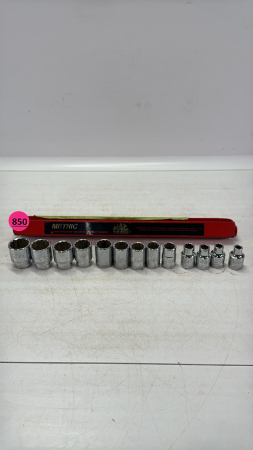 Mac 13PC 3/8in Drive Shallow Metric Socket Set