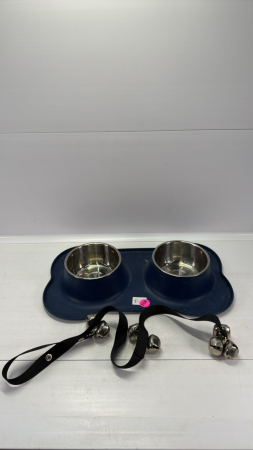 Pet Food and Watering Dish Set