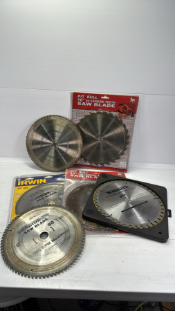 (6) Used 10in Saw Blades
