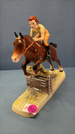 Beswick Girl on Jumping Horse