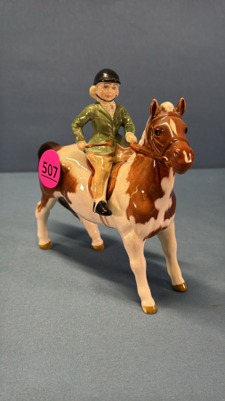 Beswick Girl on Pony