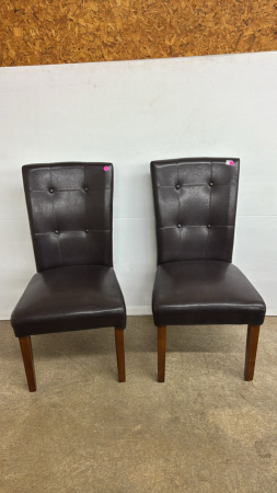 (2) High Back Chairs