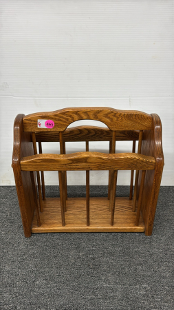 Oak Magazine Rack