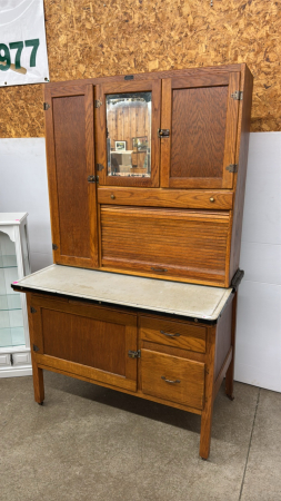 Oak Hoosier Cabinet