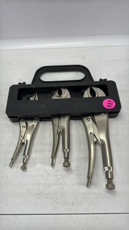 Set of 3 Locking Pliers