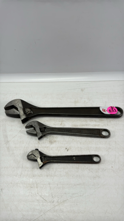(3) Crescent Wrenches