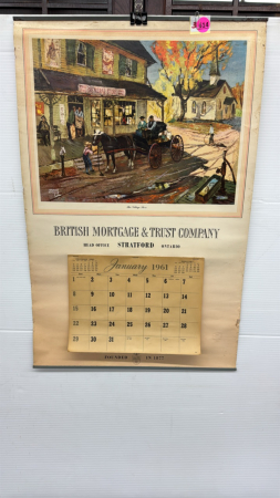 1961 British Mortgage and Trust Calendar