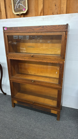 3 Section Stacking Book Case