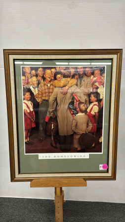 Norman Rockwell "The Home Coming" Framed Print