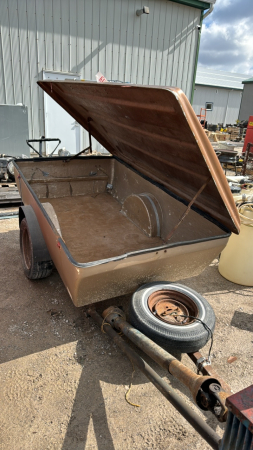 Tow-Trunk Trailer w/ Fiberglass Box -Has Ownership