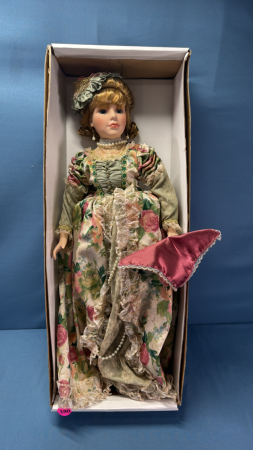 24in Porcelain Faced Doll