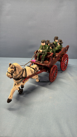 Repro 16in Long Cast Iron Fire Wagon