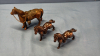 (5) Metal Saddle Horses - 6