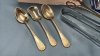 Quantity of Flatware,Steak Knives,Collector Spoons - 2