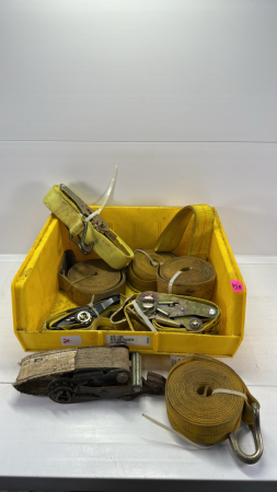 Quantity of Nylon Ratchet Straps & Tie Downs