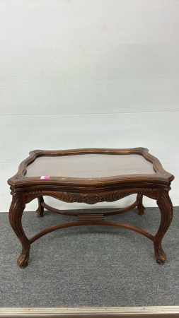 Coffee Table with Glass Removable Top