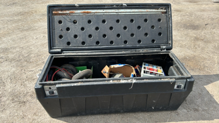 Poly Truck Toolbox with Contents -See Notes